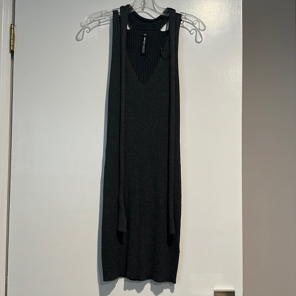 Design Lab Dress with Neck Tie